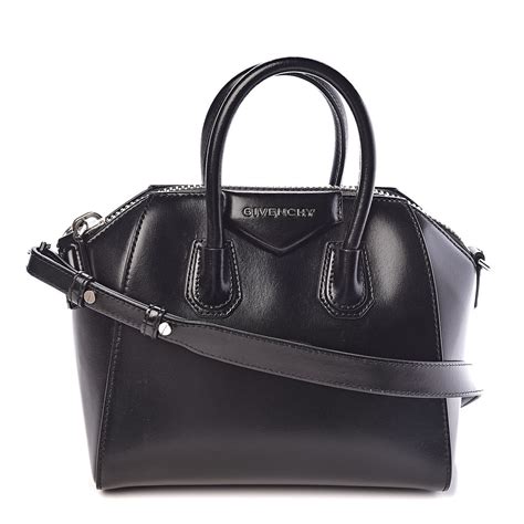 givenchy antigona black shiny|givenchy antigona mini bag.